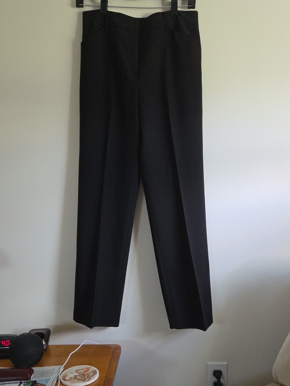 Amy Byer Black Wide Leg Dress Pants